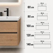 Maße Waschtischunterschrank
